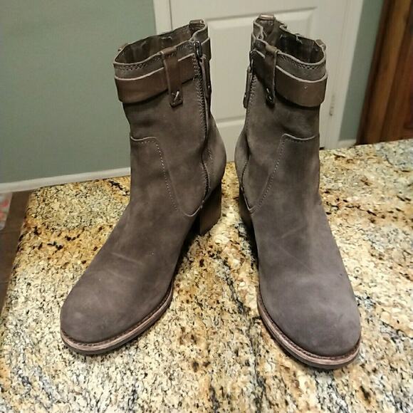 Trask Womens Madison Brown Suede Ankle Boots Size 8.5 36-1137 - Picture 2 of 12